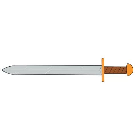 How to Draw a Sword - Easy Drawing Art