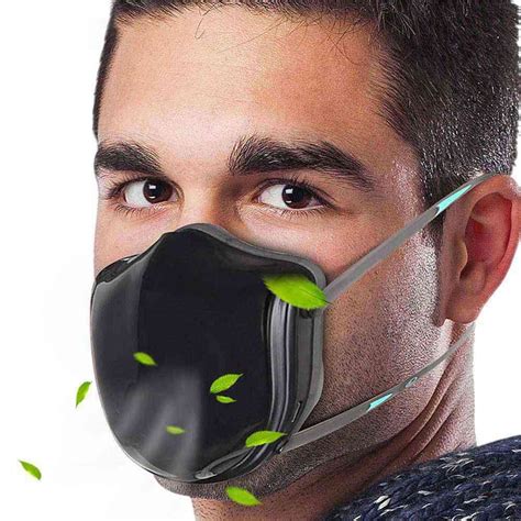 Reusable Smart Electric N95 Face Mask Q5 Pro With Activated carbon ...