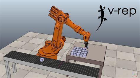 Pick and place application with KUKA KR16 robot using v-rep ...