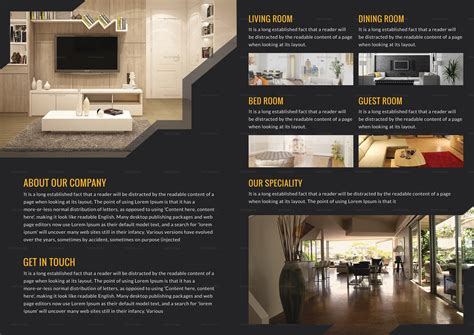 Interior Design Brochure Samples | PDF Template