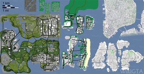 The Vice City map looks so small after seeing the massive scale of GTA ...