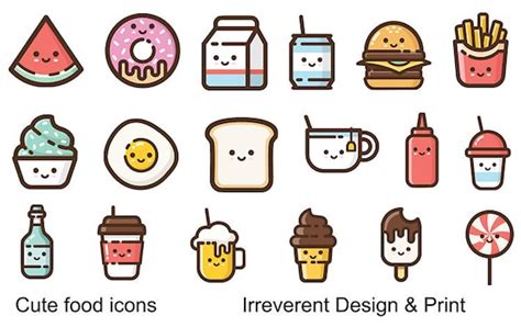 Kawaii Food Stickers 50/pack | ubicaciondepersonas.cdmx.gob.mx