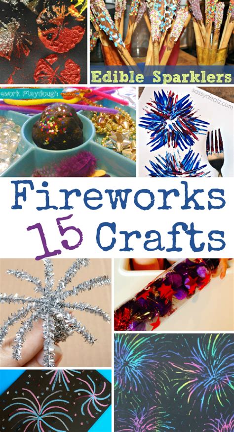 15 Fireworks Crafts for Bonfire Night, New Year's Eve or 4th July - In ...