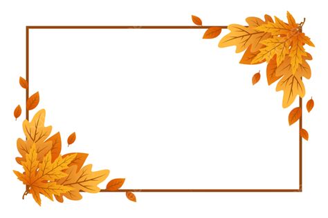 Autumn Leaf Border Or Frame Vector, Frames, Autumn Leaves, Autumn Leaf ...