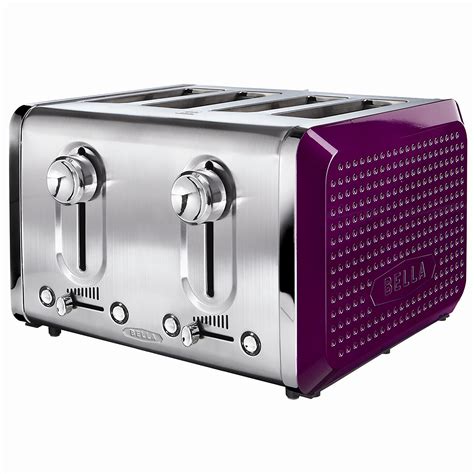 Bella 13791 Dots 4 Slice Toaster Purple