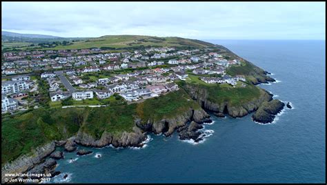 Aerial view of Onchan, Isle of Man 25/8/17