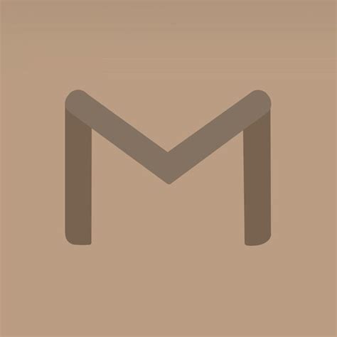 Gmail beige aesthetic app icon | Iphone homescreen wallpaper, Iphone ...