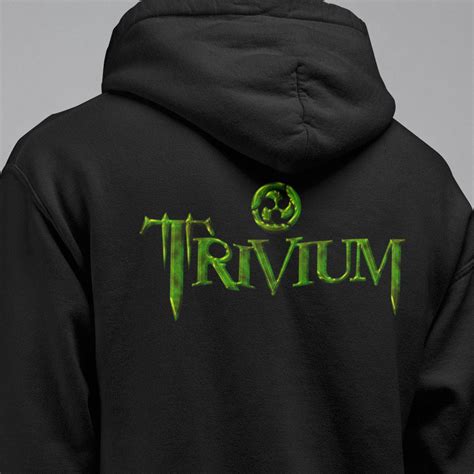 Trivium Band Hoodie, Trivium Logo Hooded Sweatshirt, Metalcore, Thrash ...