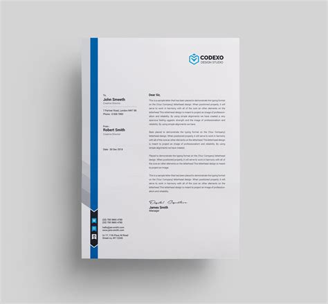 Letterhead Templates 000579 - Template Catalog