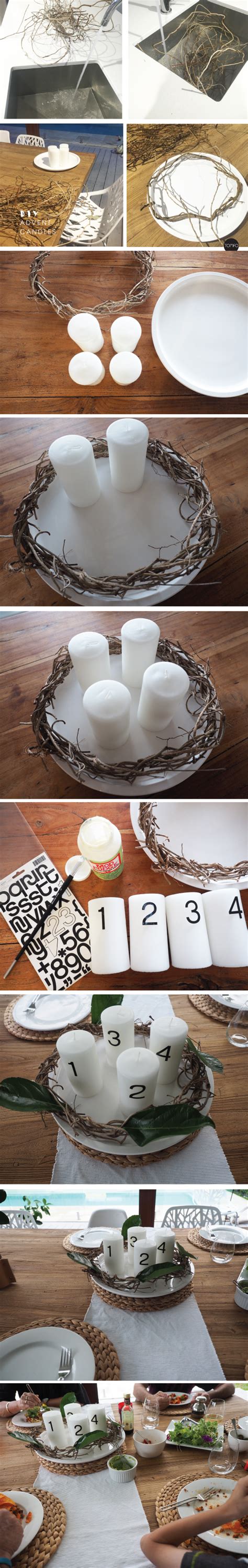 DIY Advent Candles | TOMFO