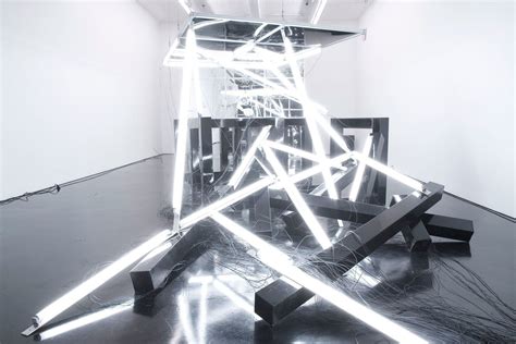 Light installation art installations - 65 photo