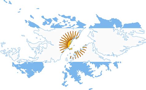 Download HD Flag Map Of Falkland Islands - Malvinas Vector Transparent ...