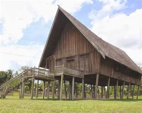 7+ Rumah Adat Kalimantan Tengah : Nama, Gambar dan Penjelasan