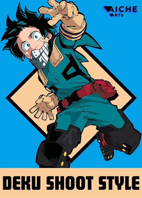 DEKU SHOOT STYLE VECTOR ART V2 : r/BokuNoHeroAcademia