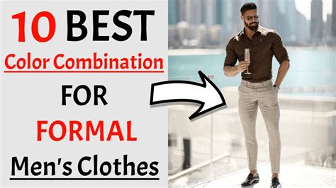 10 BEST Color Combinations For Formal Men's Clothes 2024 | BEST Formal ...