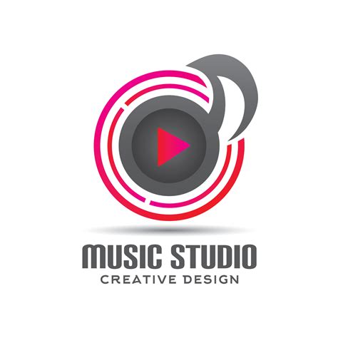 music studio logo 8111008 Vector Art at Vecteezy