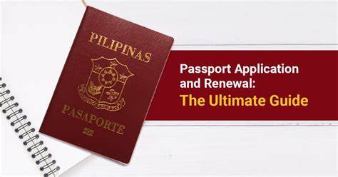 Guidelines on DFA Passport Application and Renewal in the Philippines ...