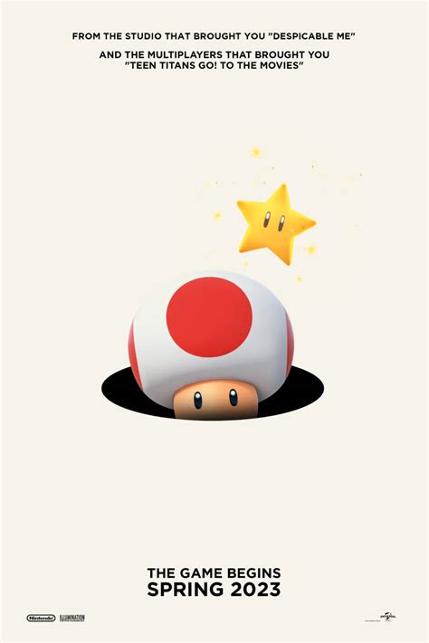 Super Mario Movie - Fan Toad Teaser Poster by JT00567 on DeviantArt