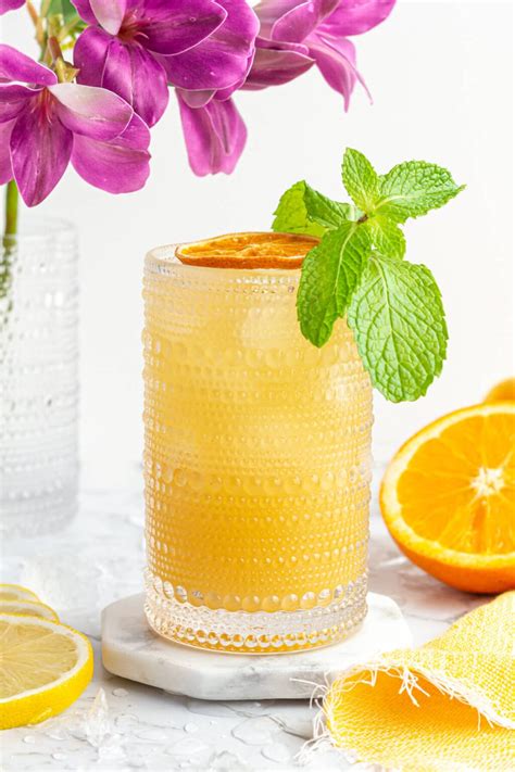 Orange Mocktail - The Mindful Mocktail