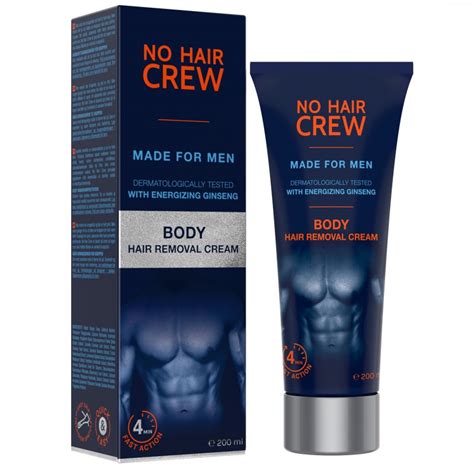 No Hair Crew Body Hair Removal Cream - 200 ml | INDERWEAR