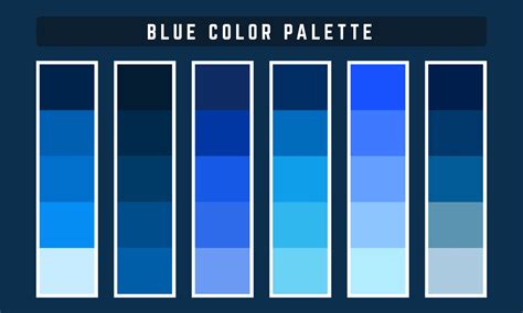 Blue Color Palette Vector Art, Icons, and Graphics for Free Download