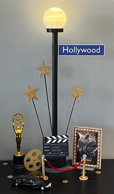 HOLLYWOOD Sunset Blvd LA Centerpiece LED Lit Street Sign - Etsy