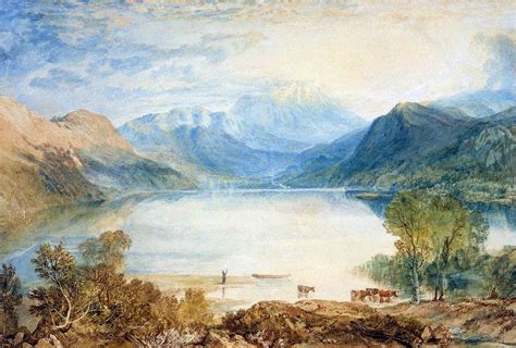 Hand Painted J. M. W. Turner Paintings Mountain Landscape - Etsy UK