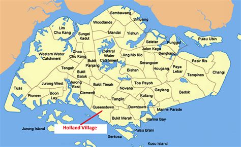 Image result for map of districts in singapore