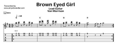 Van Morrison – Brown Eyed Girl | Guitar Lesson, Tabs & Chords | JGB