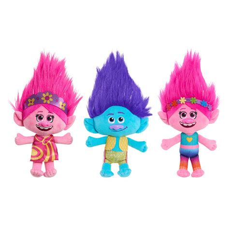 Trolls World Tour Small Plush 3-Pack - Pop Medley Poppy, Grand Finale ...