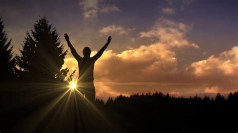 Silhouette Sunrise Worship Stock Motion Graphics SBV-300093394 ...