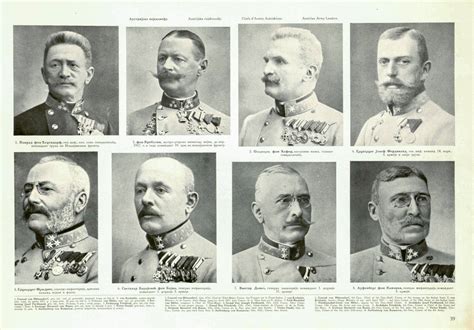 8 Austro-Hungarian Army Leaders - WW1 Information - Macedonia 1912-1918