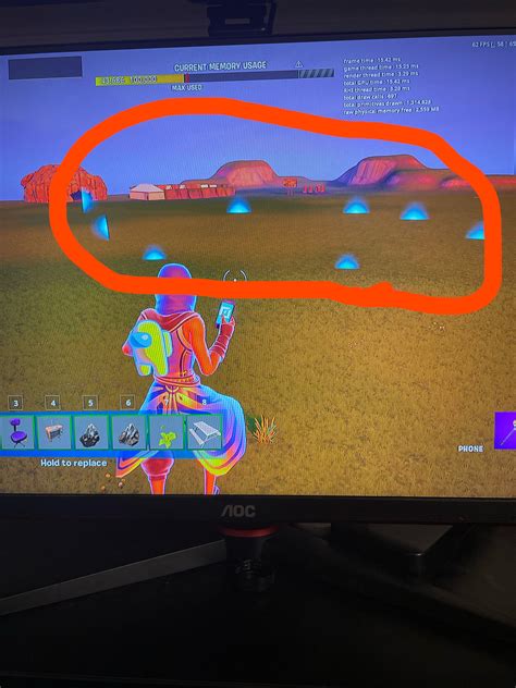 How do i get rid of these blue glow thingys? : r/FORTnITE