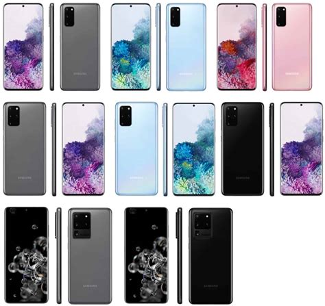 Here's What The Samsung Galaxy S20 Series Looks Like In All Colors