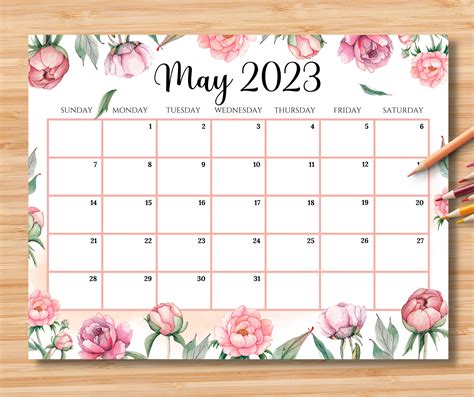 May 2023 Calendar Editable - Get Calendar 2023 Update