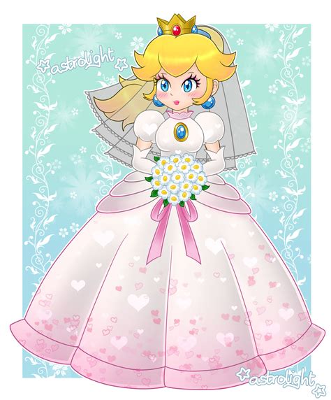 Wedding Princess Peach by AstrolightArt on DeviantArt