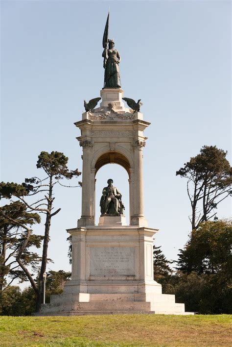 Francis scott key monument in golden gate park bears 'star-spangled ...