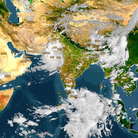 INSAT Weather: Latest Satellite Images And Maps Of India