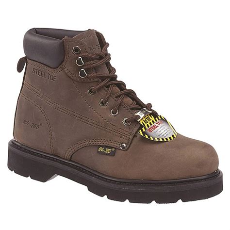 Men's 6" Ad Tec® Nubuck Steel Toe Work Boots - 303847, Work Boots at ...