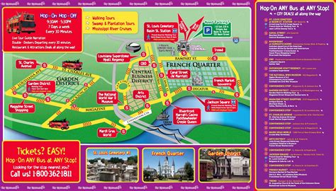 Printable New Orleans Tourist Map - Printable Calendars AT A GLANCE