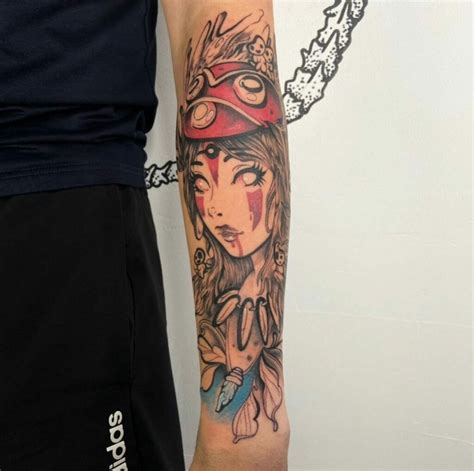 70+ Amazing Princess Mononoke Tattoo Designs You Need To See!