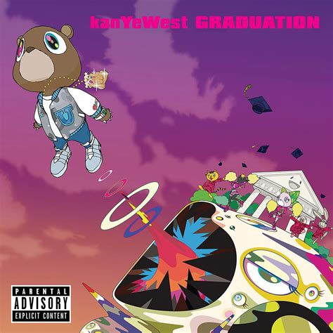 Kanye West - Graduation Album Cover : r/FrutigerMetro