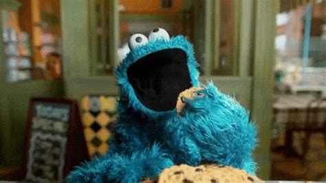 Cookie Monster Eating Cookies GIFs - Find & Share on GIPHY