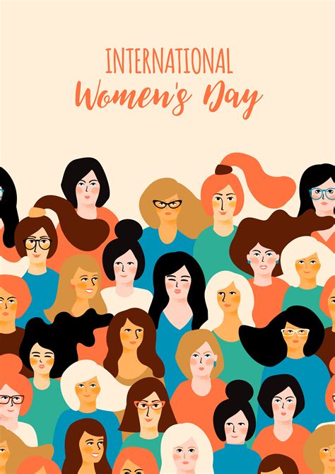 International Womens Day. Vector template. 275314 Vector Art at Vecteezy