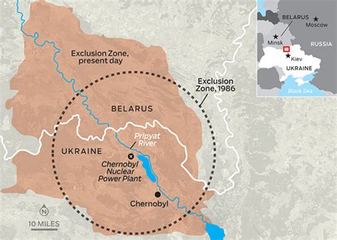 Map of the Chernobyl Exclusion Zone | muppix.net