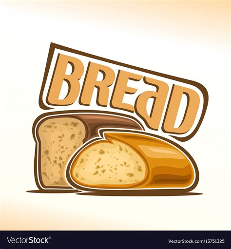 Logo bread Royalty Free Vector Image - VectorStock