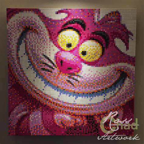 Cheshire Cat LEGO Mosaic by ChadRossArtwork on DeviantArt