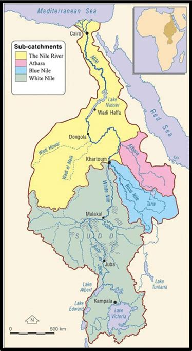 The Nile River tributaries | Download Scientific Diagram