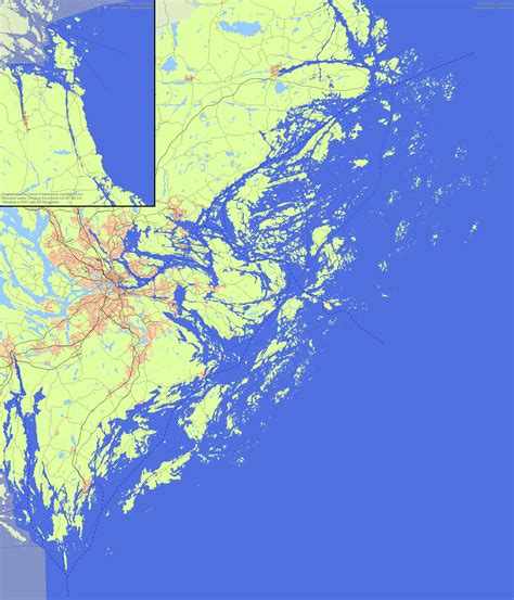 Map of Stockholm's Archipelago [3000x3500] : MapPorn