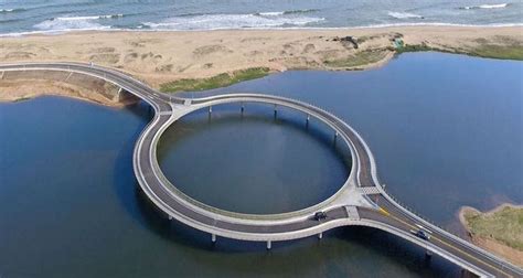 How a perfectly circular bridge in Uruguay makes a point | Bridge, Over ...